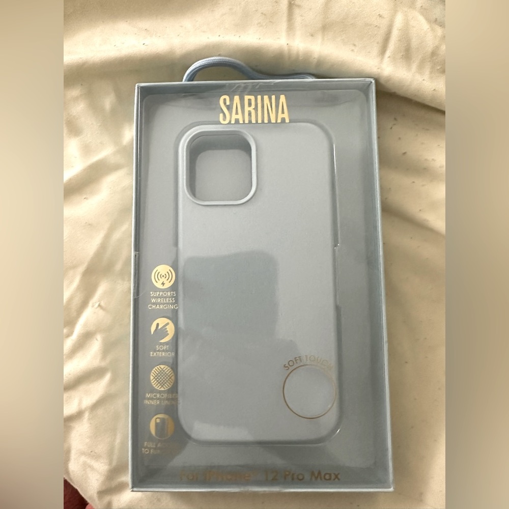 Baby blue silicone case iphone 12 pro max